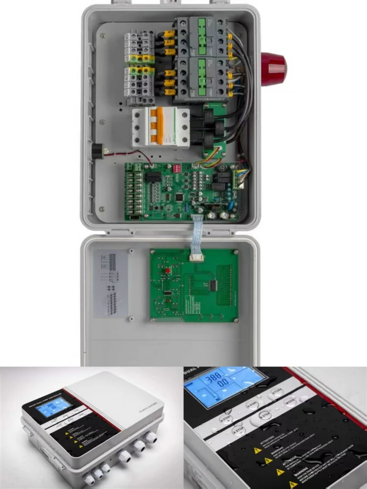 Dreiphasiges 0,75-4-kW-Doppelpumpen-Bedienfeld
